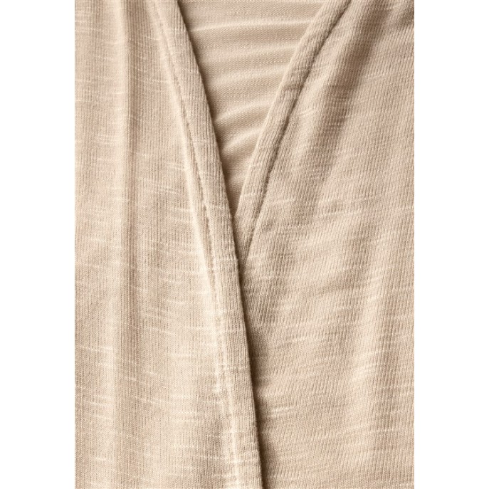 Street One zomervest Suze 3/4 mouw kort Zand